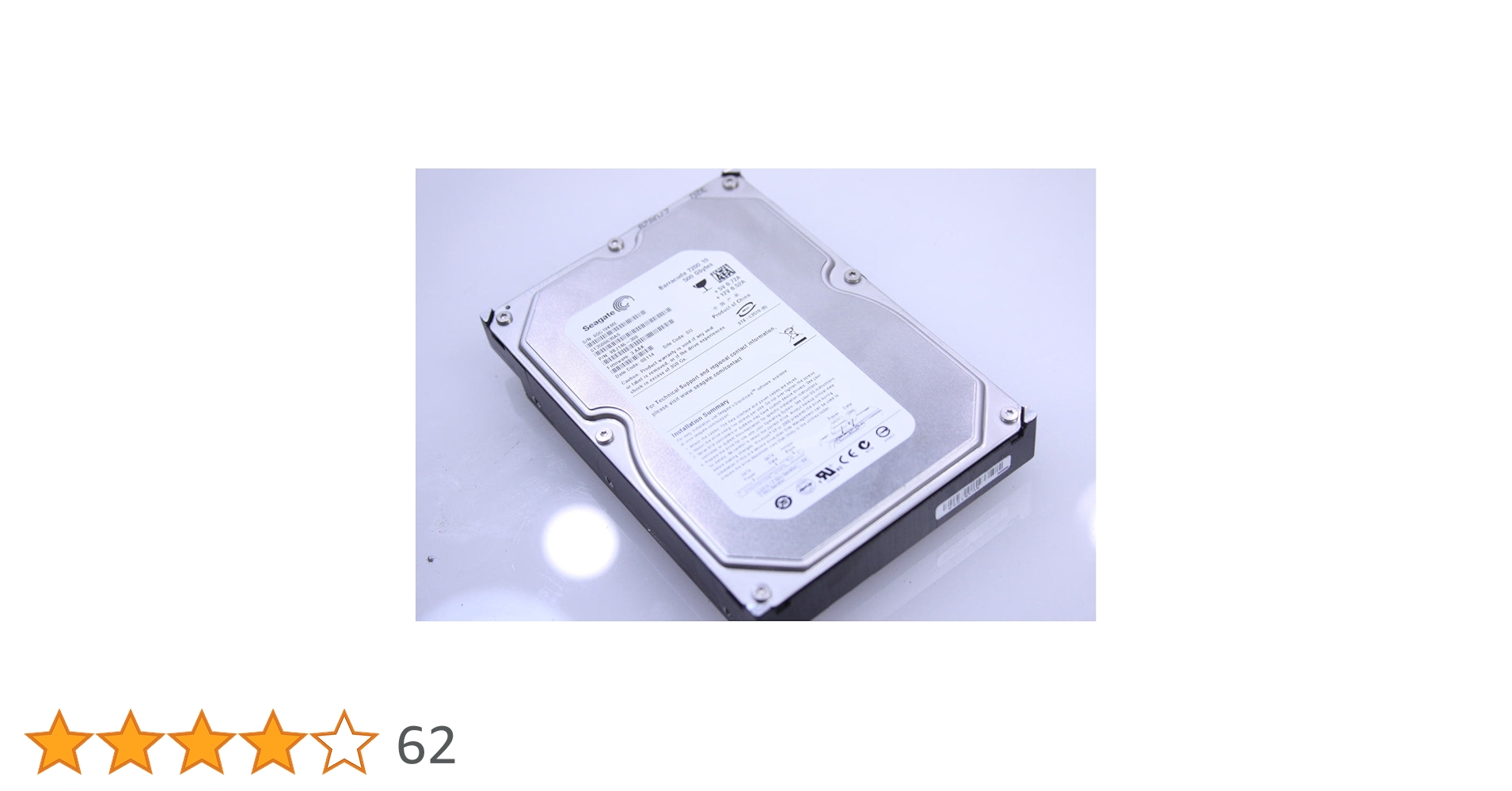 Amazon.co.jp: Seagate 3.5インチ HDD ST380815AS (80G SATA300